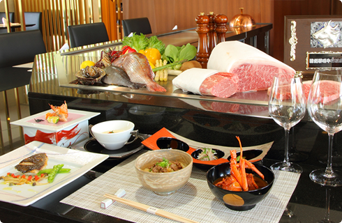 鉄板焼「銀明翆」料理イメージ